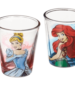 Silver Buffalo Disney Princess Mini Glass Set