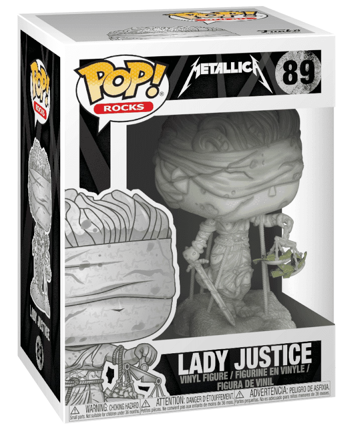 Funko Metallica: Lady Justice POP Rocks Vinyl Figure 4 Funko Metallica: Lady Justice POP Rocks Vinyl Figure