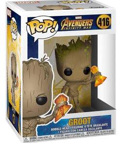 Funko Marvel: Infinity War S2- Groot W/ Stormbreaker Pop Vinyl Figure Funko Pops!