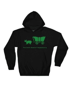 Ripple Junction Oregon Trail Adult Unisex You Have Died Of Dysentery Pull Over