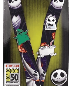 Monogram Disney Night Before Christmas Con Exclusive Lanyard W/3pc Pin Set