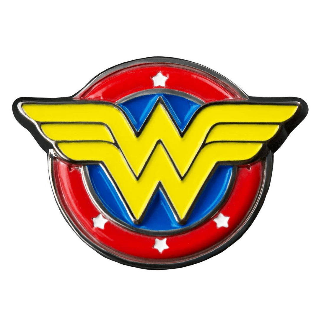 Monogram DC Comics Wonder Woman Pewter Lapel Pin Colored Logo 3 Monogram DC Comics Wonder Woman Pewter Lapel Pin Colored Logo