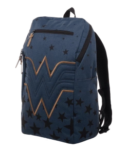 Bioworld DC Comics Wonder Woman Backpack - Navy Blue Backpack W/Wonder Woman Logo