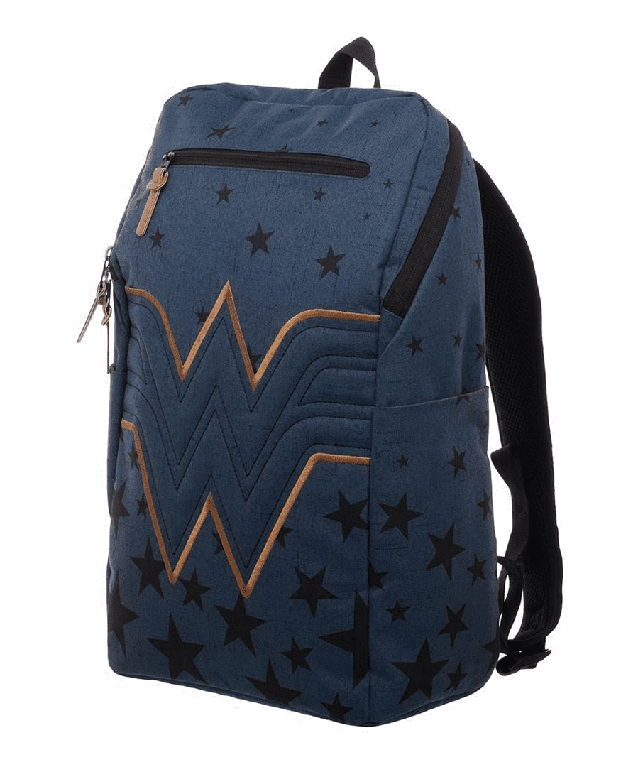 Bioworld DC Comics Wonder Woman Backpack - Navy Blue Backpack W/Wonder Woman Logo 3 Bioworld DC Comics Wonder Woman Backpack - Navy Blue Backpack W/Wonder Woman Logo