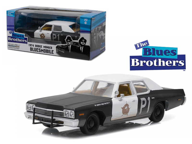 Toy Wonders The Blues Brothers 1974 Dodge Monaco Police Car 1:24 3 Toy Wonders The Blues Brothers 1974 Dodge Monaco Police Car 1:24