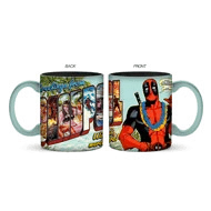 Silver Buffalo Deadpool Travel Greetings Mug Marvel