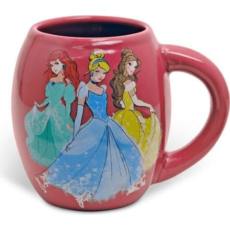 Silver Buffalo Disney Three Princess Oval Curved 18oz. Ceramic Mug 3 Silver Buffalo Disney Three Princess Oval Curved 18oz. Ceramic Mug
