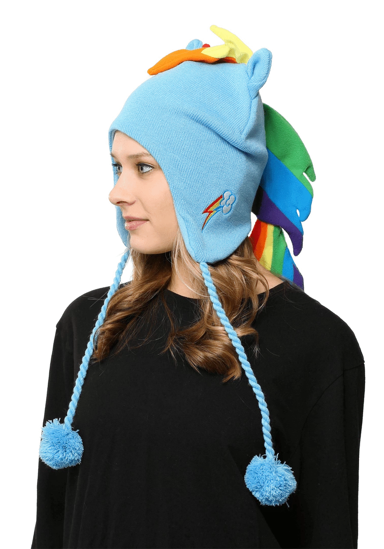 Bioworld My Little Pony Rainbow Dash Laplander Hat 3 Bioworld My Little Pony Rainbow Dash Laplander Hat