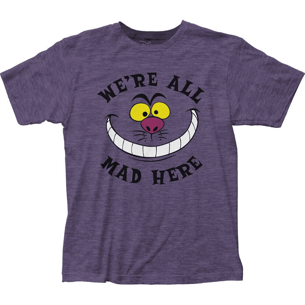 Impact "Alice In Wonderland" The Cat "We're All Mad Here" Adult T-shirt 3 Impact "Alice In Wonderland" The Cat "We're All Mad Here" Adult T-shirt