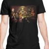 Get Down Art Movies Slasher's Playing Poker Adult Fitted T-shirt