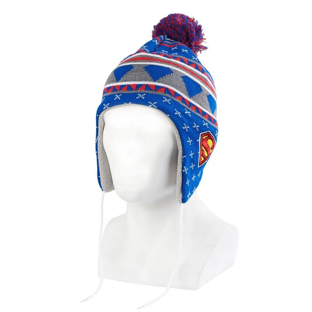 Bioworld DC Comics Superman Pom Beanie 4 Bioworld DC Comics Superman Pom Beanie