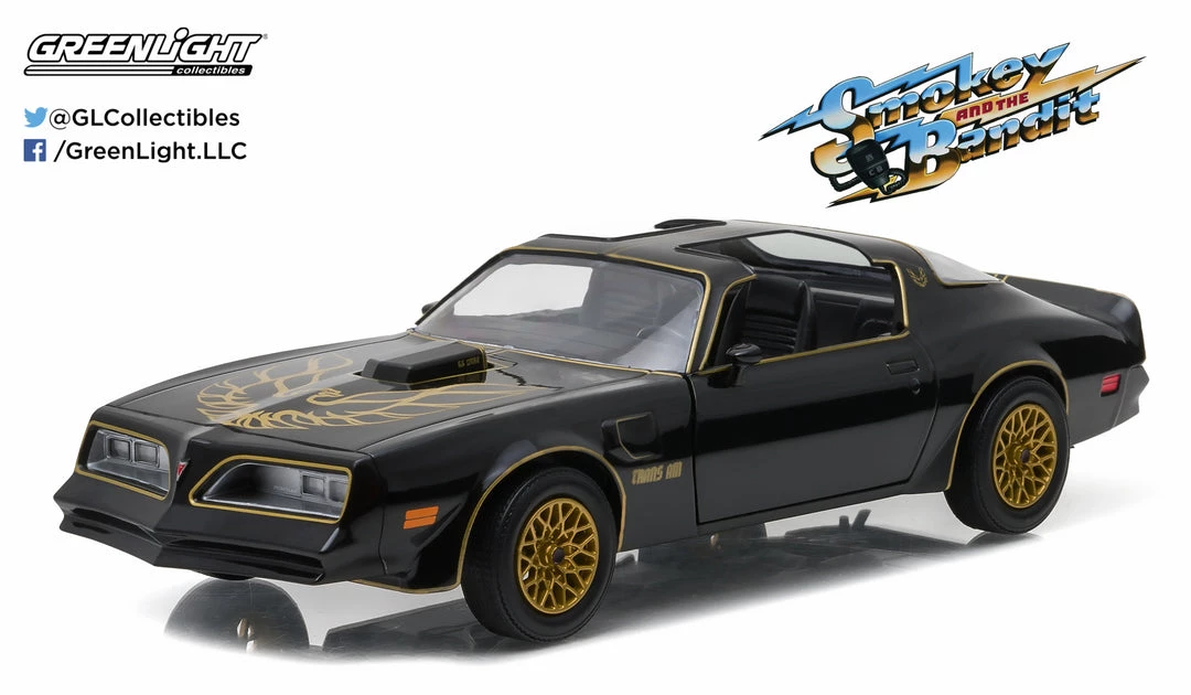 Toy Wonders Greenlight 1:24 Hollywood Series 1977 Pontiac Trans Am Smokey And The Bandit 3 Toy Wonders Greenlight 1:24 Hollywood Series 1977 Pontiac Trans Am Smokey And The Bandit