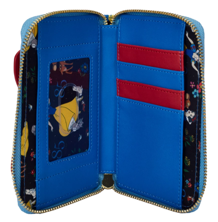 Loungefly Snow White 85th Anniversary Cosplay Zip Around Wallet 4 Loungefly Snow White 85th Anniversary Cosplay Zip Around Wallet