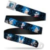 Buckle-Down Sonic Classic- Sonic Standing Pose Full Color SeatBelt Belt Sonic The Hedgehog 1 Buckle-Down Sonic Classic- Sonic Standing Pose Full Color SeatBelt Belt Sonic The Hedgehog
