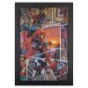 Pyramid America Marvel Spider-Man Comics Canvas Framed Poster 11" X 17"