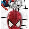 Monogram Marvel Spider-Man Colored Head Pewter Key Ring 2 Monogram Marvel Spider-Man Colored Head Pewter Key Ring