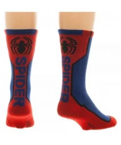 Bioworld Marvel Comics - Spider-Man Men's Crew Socks (1 Pair)