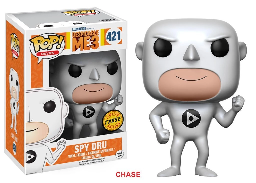 Funko POP! Movies - Vinyl Figure - Despicable Me 3 - SPY DRU (White) Limited Chase 3 Funko POP! Movies - Vinyl Figure - Despicable Me 3 - SPY DRU (White) Limited Chase