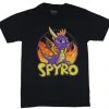 Changes Spyro The Dragon Black Adult Fitted Tee Shirt