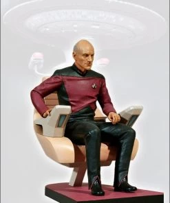 Hollywood Collectibles Star Trek Statue 1/6 Captain Picard With Chair