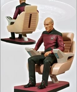 Hollywood Collectibles Star Trek Statue 1/6 Captain Picard With Chair