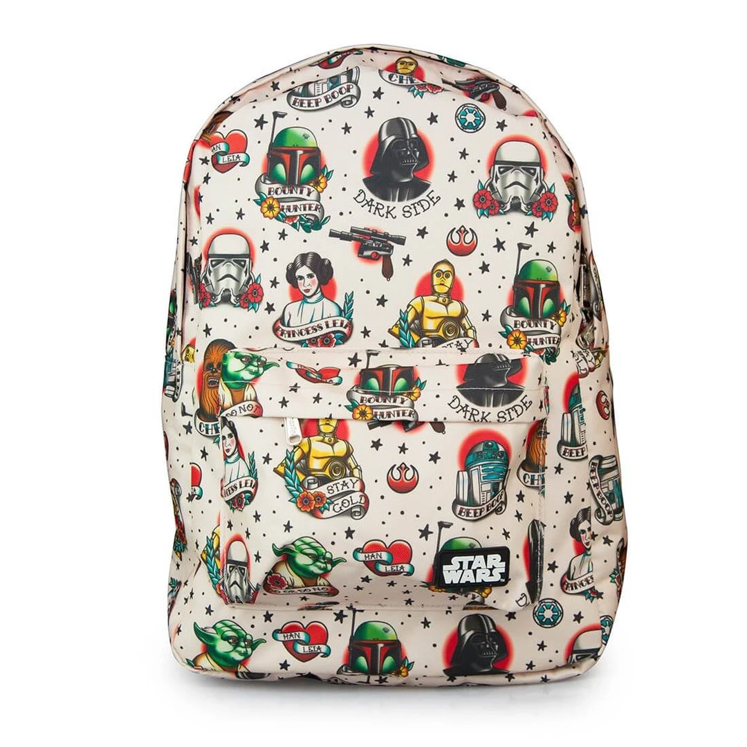 Loungefly Star Wars Tattoo Flash Print Backpack 3 Loungefly Star Wars Tattoo Flash Print Backpack