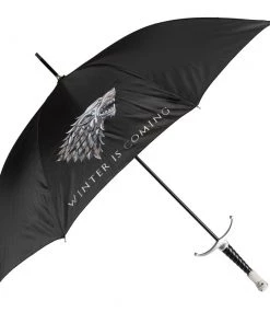 Bioworld Game Of Thrones - Stark Molded Sword Handle Umbrella