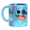 Silver Buffalo Lilo & Stitch Flower Leap 20oz. Ceramic Mug With Spinner Disney
