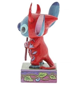 Enesco Disney Stitch In Devil Costume Figure
