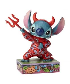 Enesco Disney Stitch In Devil Costume Figure