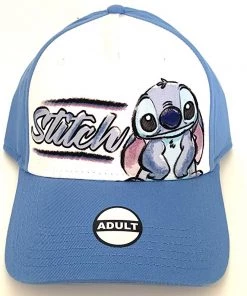 Jerry Leigh Disney - Lilo And Stitch - Stitch Sketch Baseball Hat Cap, Adult Size