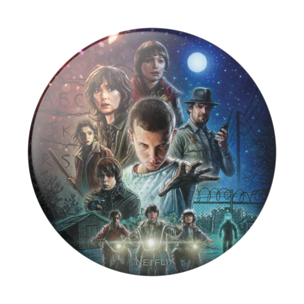 Pop Socket - Netflix - Stranger Things In Glossy Print 4 Pop Socket - Netflix - Stranger Things In Glossy Print