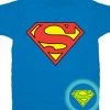 Changes DC Comics Superman Glow In The Dark Shield Logo T-Shirt