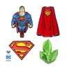 Body Vibe DC Comics Superman Enamel Pin Set (4 Piece)