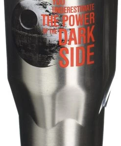 Vandor Disney Star Wars Dark Side 30-Ounce Stainless Steel Vacuum Travel Tumbler