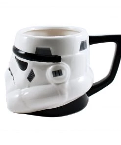 Silver Buffalo Star Wars Storm Trooper 3D Sculpted Ceramic Mug, 20-Ounces