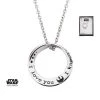 Body Vibe Star Wars "I Love You. I Know." Mobius Necklace Disney