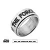 Body Vibe Marvel Star Wars "MAY THE FORCE BE WITH YOU" Spinner Ring