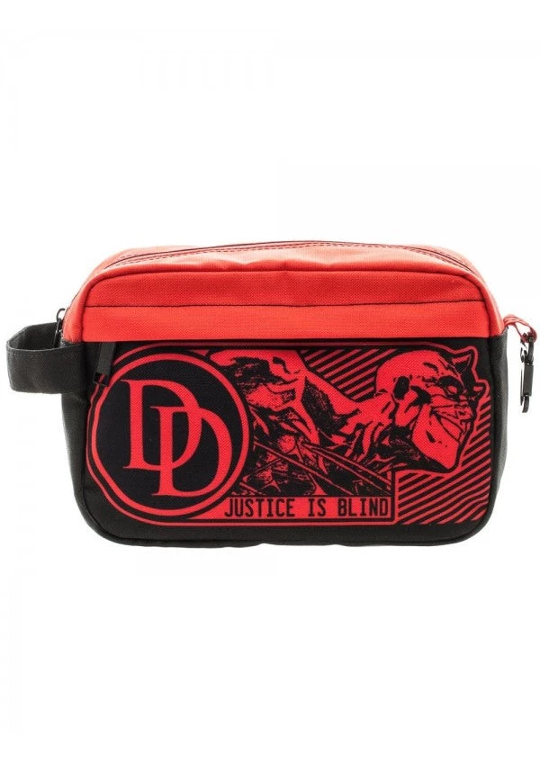 Bioworld Marvel Daredevil Red/black Dopp Bag Travel Kit FLIGHT BAG 4 Bioworld Marvel Daredevil Red/black Dopp Bag Travel Kit FLIGHT BAG