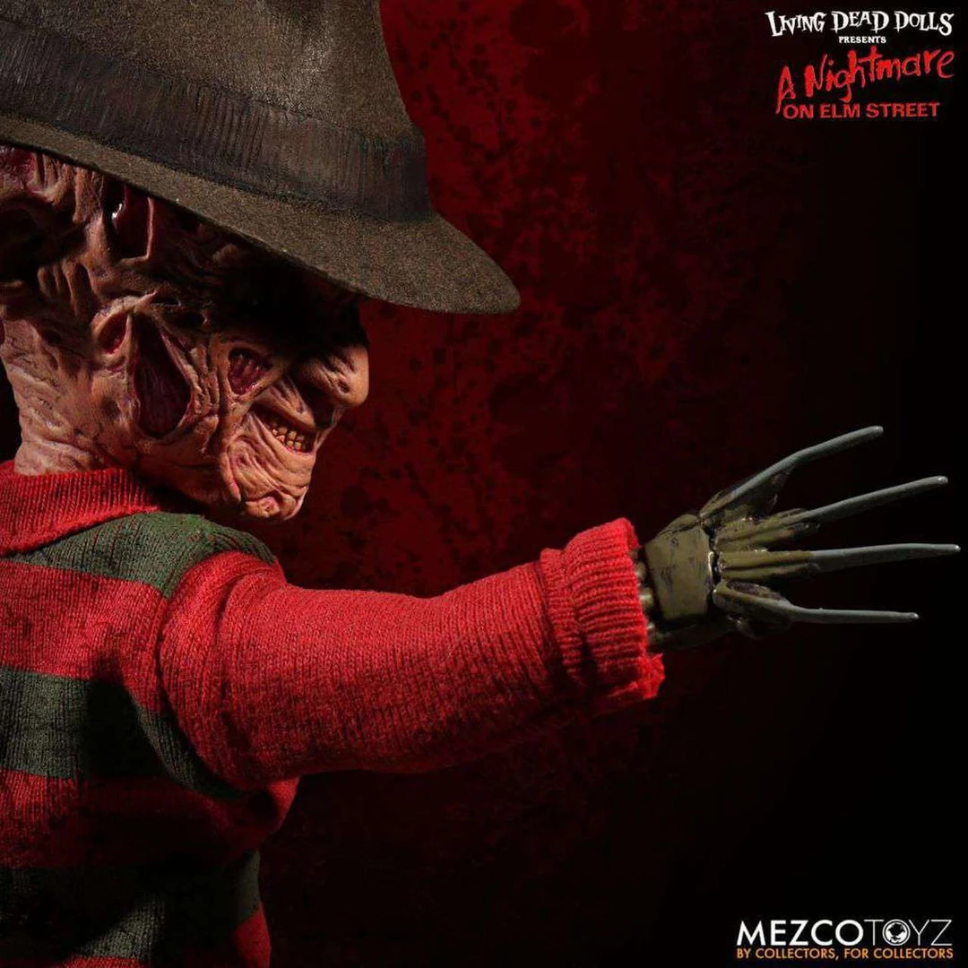 Mezco Movies Nightmare On Elm Street - Freddy Krueger - Living Dead Dolls 5 Mezco Movies Nightmare On Elm Street - Freddy Krueger - Living Dead Dolls