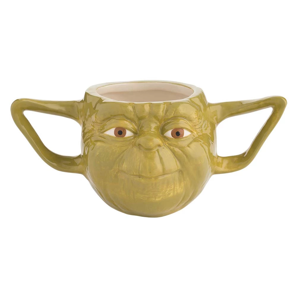 Vandor Star Wars Yoda 16oz. Premium Sculpted Ceramic Mug 3 Vandor Star Wars Yoda 16oz. Premium Sculpted Ceramic Mug