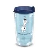 Tervis DISNEY FROZEN 2 OLAF INSULATED TRAVEL TUMBLER & LID, 16 OZ, CLEAR