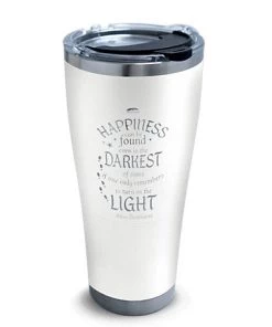 Tervis Harry Potter™ - Happiness Quote Engraved On Glacier White Stainless Steel With Hammer Lid
