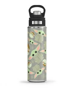 Tervis The Mandalorian - Child Pattrn Stainless Steel Wide Mouth Bottle With Deluxe Spout Lid Disney