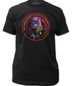 Impact Avengers Infinity War Thanos With Gauntlet Adult T-shirt
