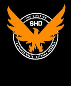 Bioworld Video Games The Division Action Video Game Agent Shield Adult T-Shirt 7 Bioworld Video Games The Division Action Video Game Agent Shield Adult T-Shirt