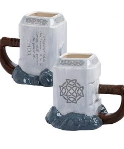 Vandor Marvel Thor Hammer Ceramic Sculpted Mug