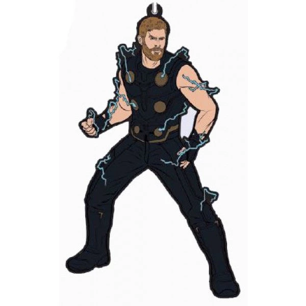 Monogram Marvel - Avengers - Thor Soft Touch Key Ring, Multi Color 3 Monogram Marvel - Avengers - Thor Soft Touch Key Ring, Multi Color