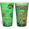 Silver Buffalo Teenage Mutant Ninja Turtles TMNT 2 Piece Pint Glass Set