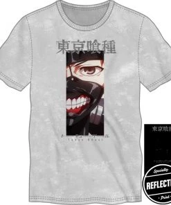 Bioworld Tokyo Ghoul Reflective Kaneki Marbel T-Shirt